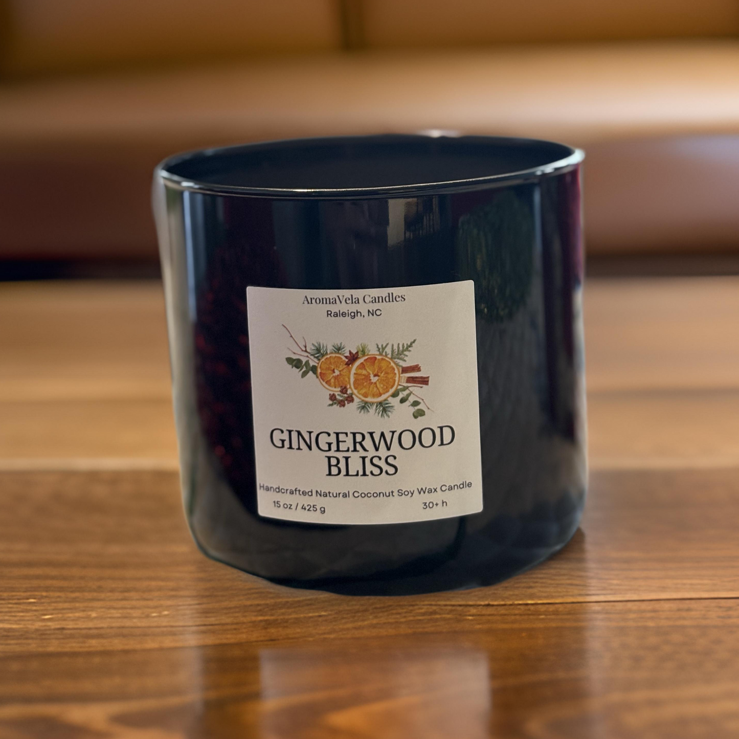 Gingerwood Bliss 15oz candle